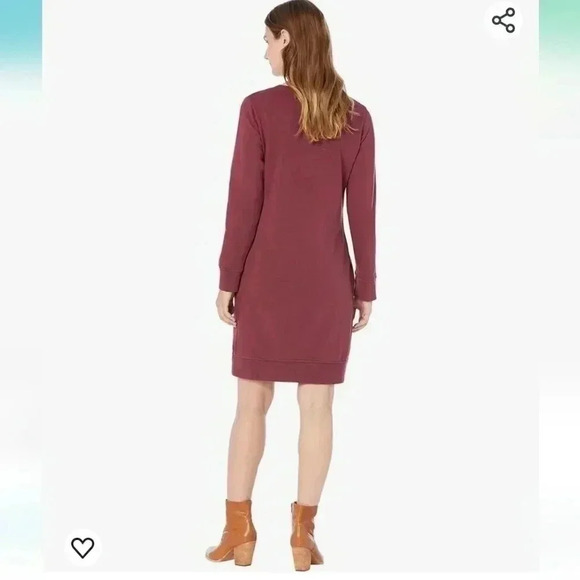 Pact Women's Dresses Pact Organic Downtime Sweatshirt Dress - Picture 3 of 6